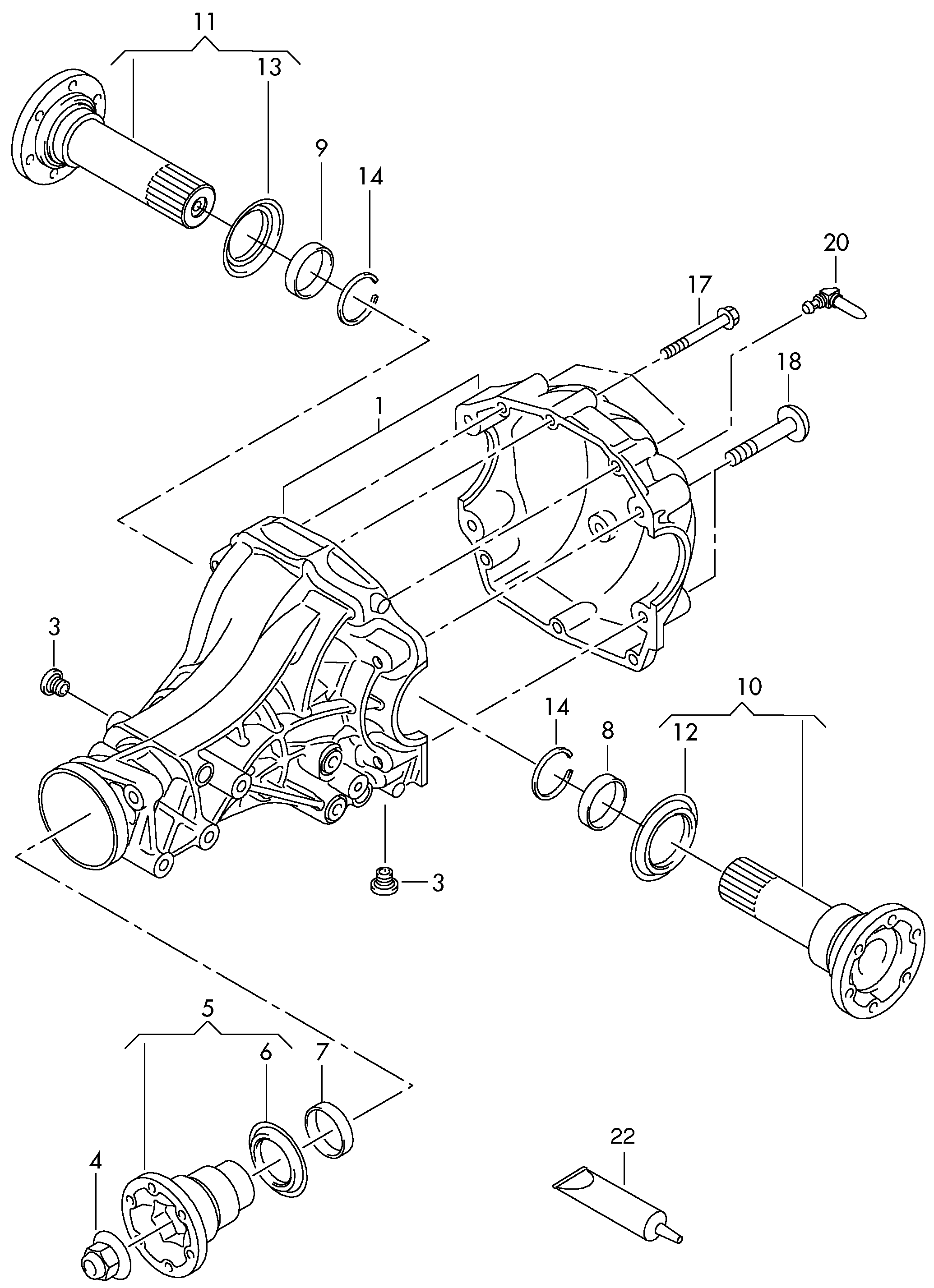 VAG N  0122922 - Kit cuscinetto ruota autozon.pro