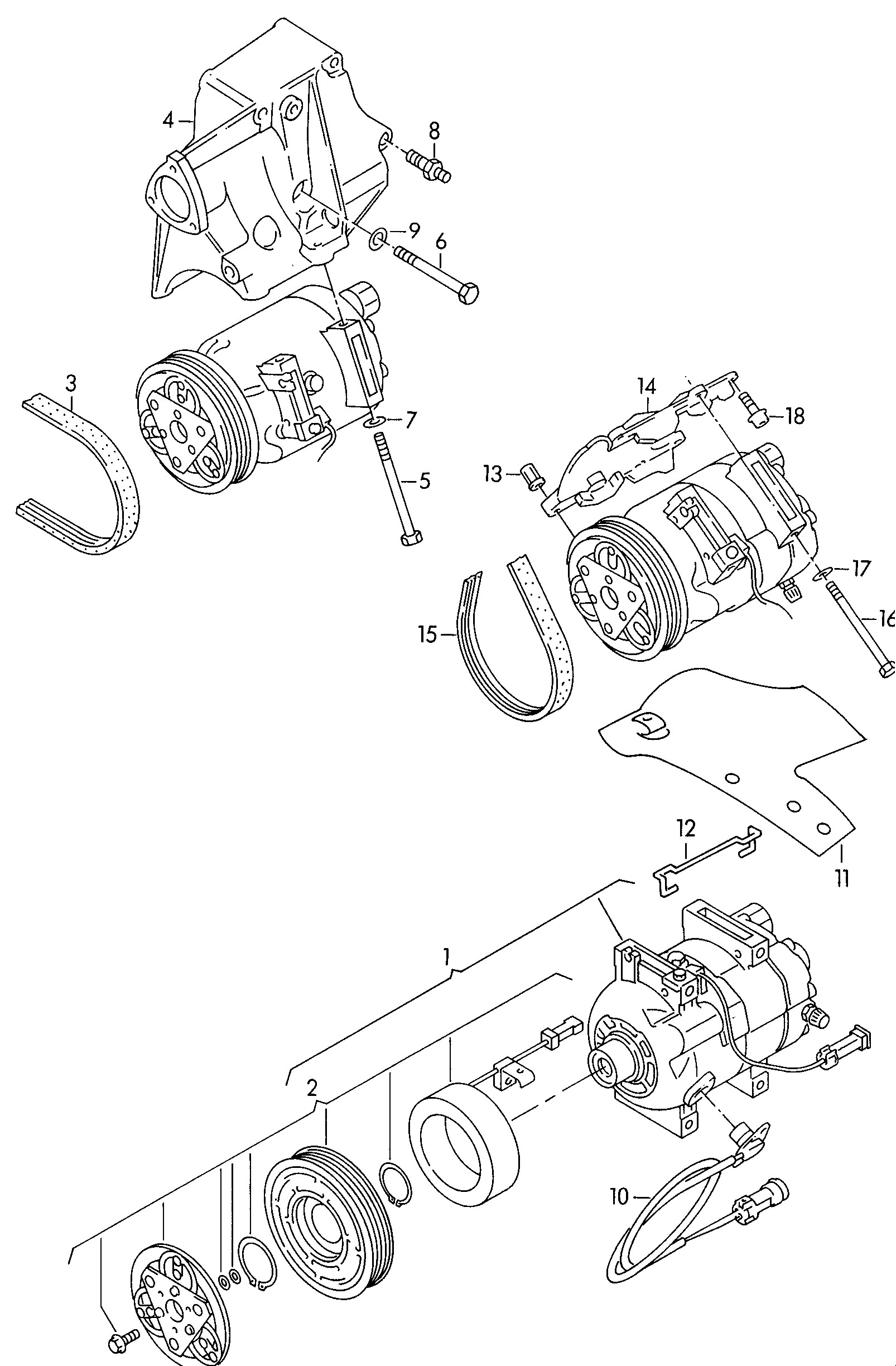 AUDI 4B0260805P - Compressore, Climatizzatore autozon.pro