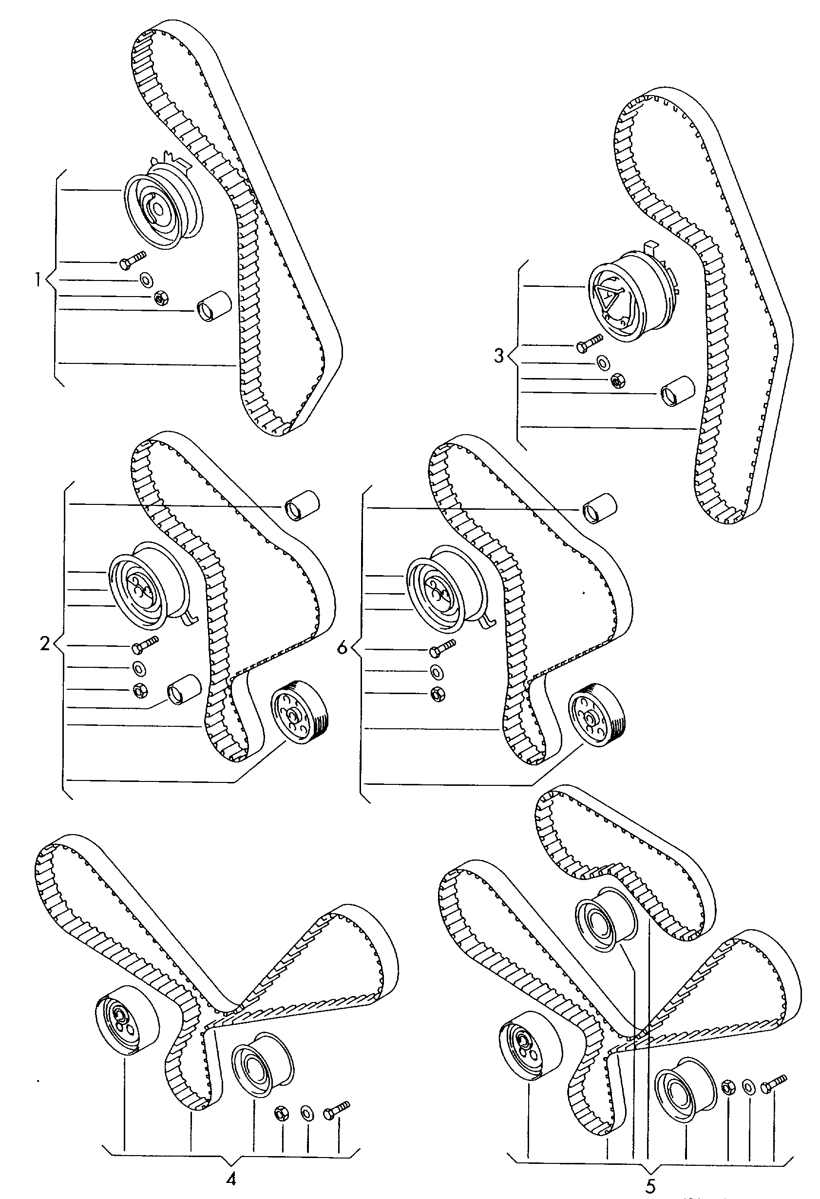 Seat 059198119 - Kit cinghie dentate autozon.pro