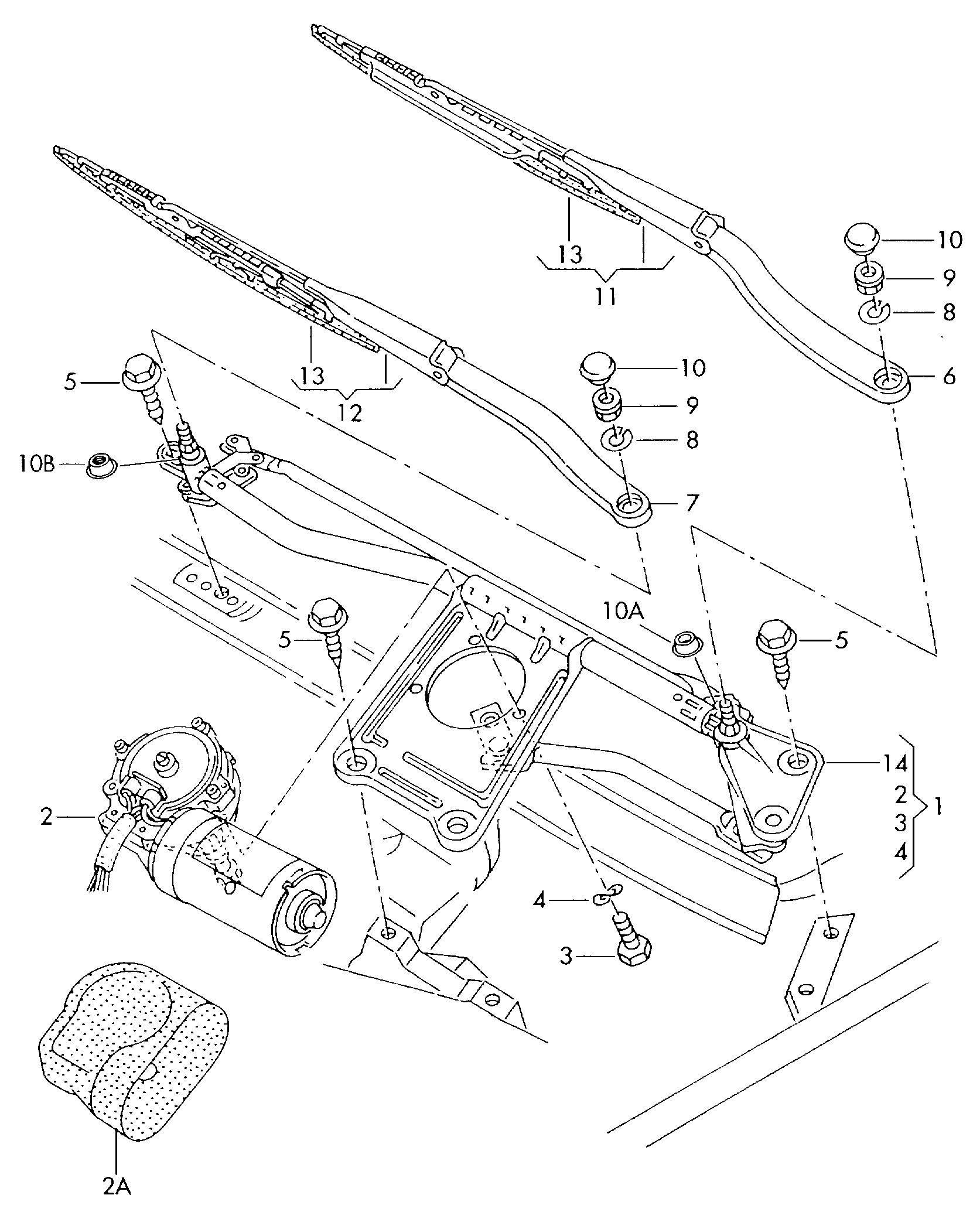 AUDI 4A0955425A - Spazzola tergi autozon.pro