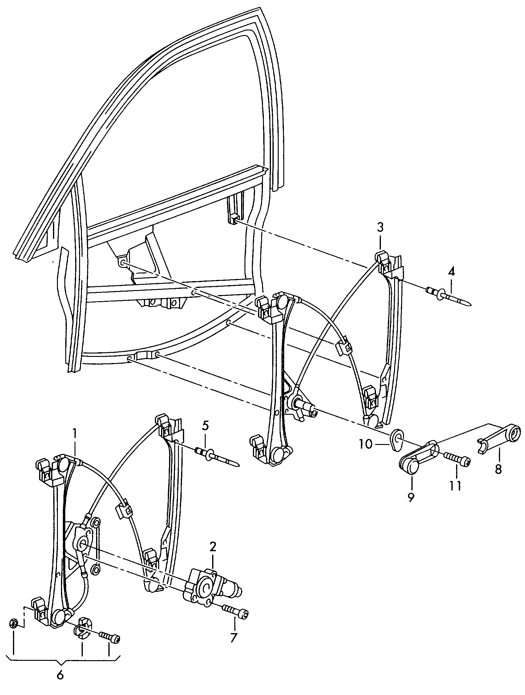 VAG 4B0 837 461C - Alzacristallo autozon.pro