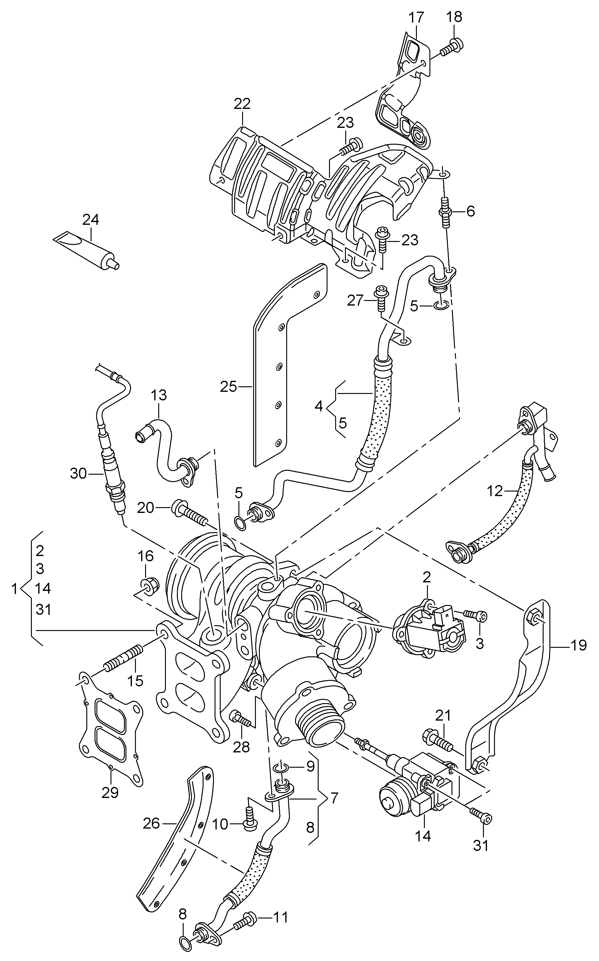 Seat 06K145721G - Turbocompressore, Sovralimentazione autozon.pro