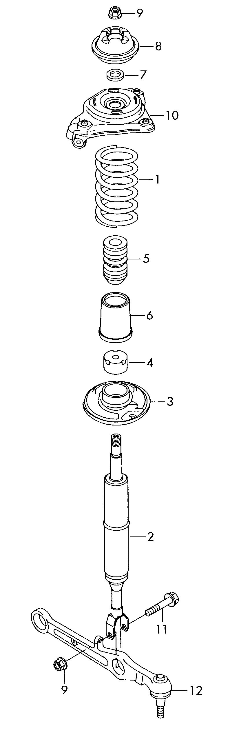 AUDI 4F0 413 031 BQ - Ammortizzatore autozon.pro