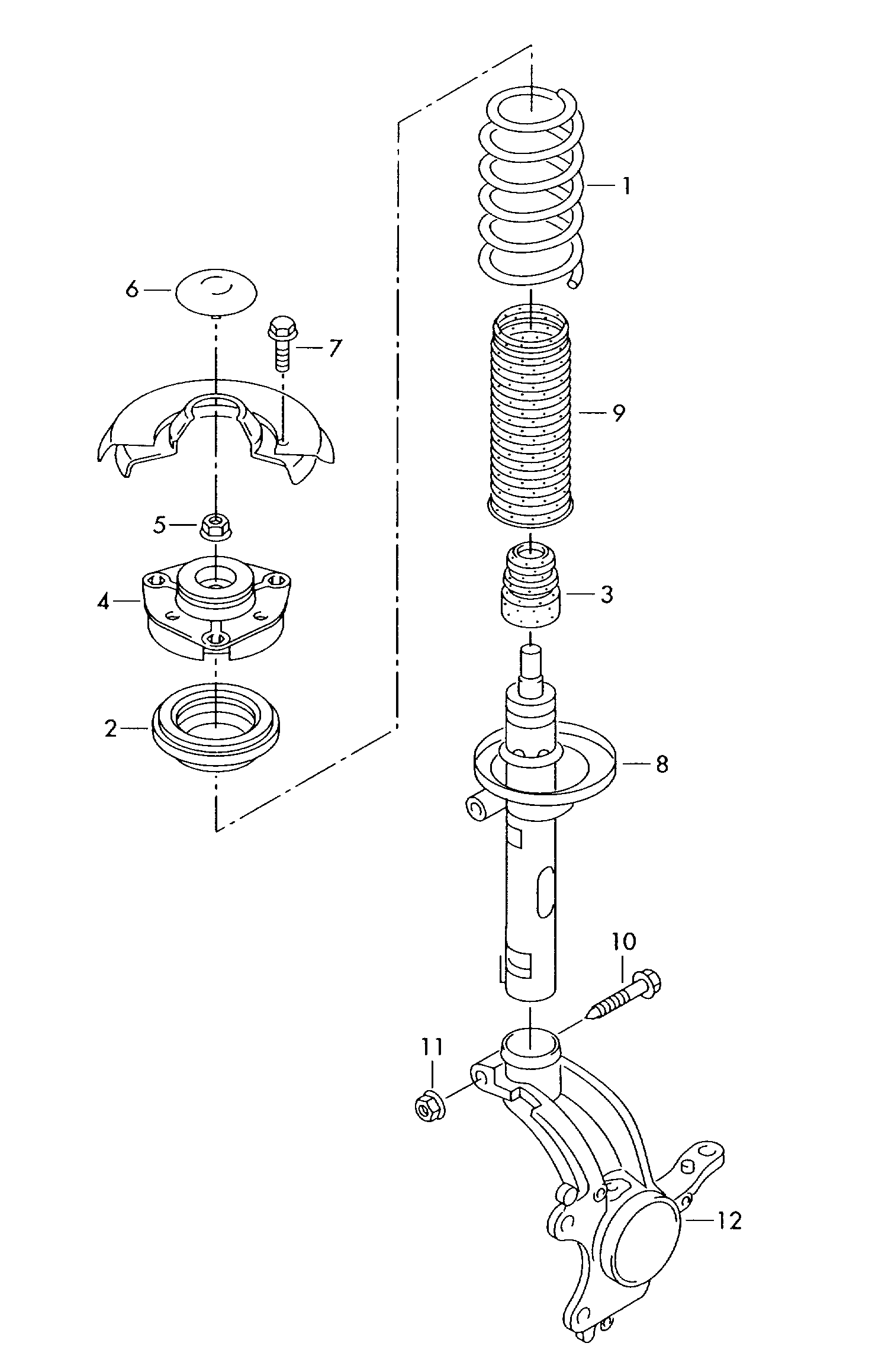 VAG 8Z0 413 031 AD - Ammortizzatore autozon.pro