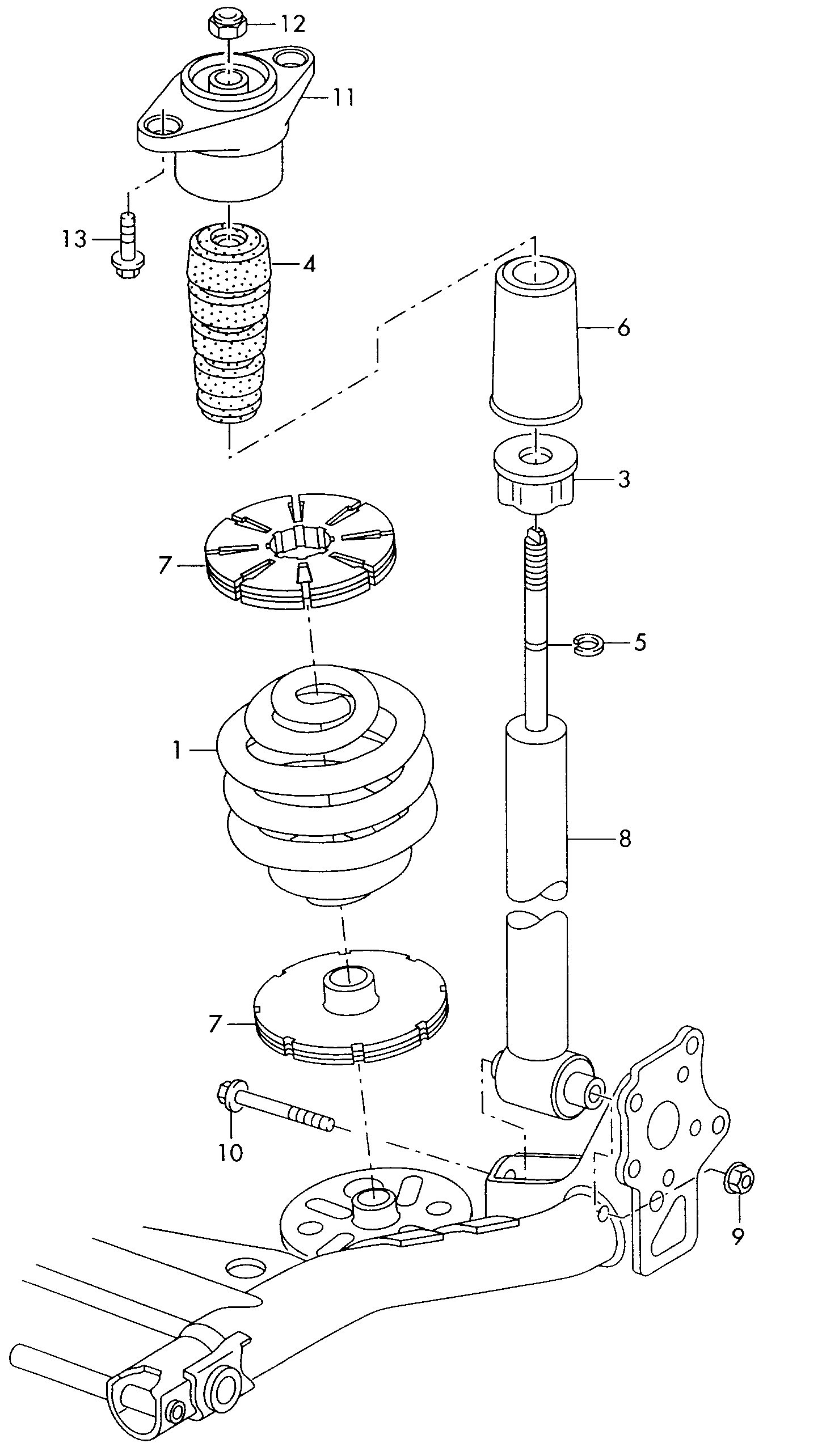 Seat 4B0513031R - Ammortizzatore autozon.pro