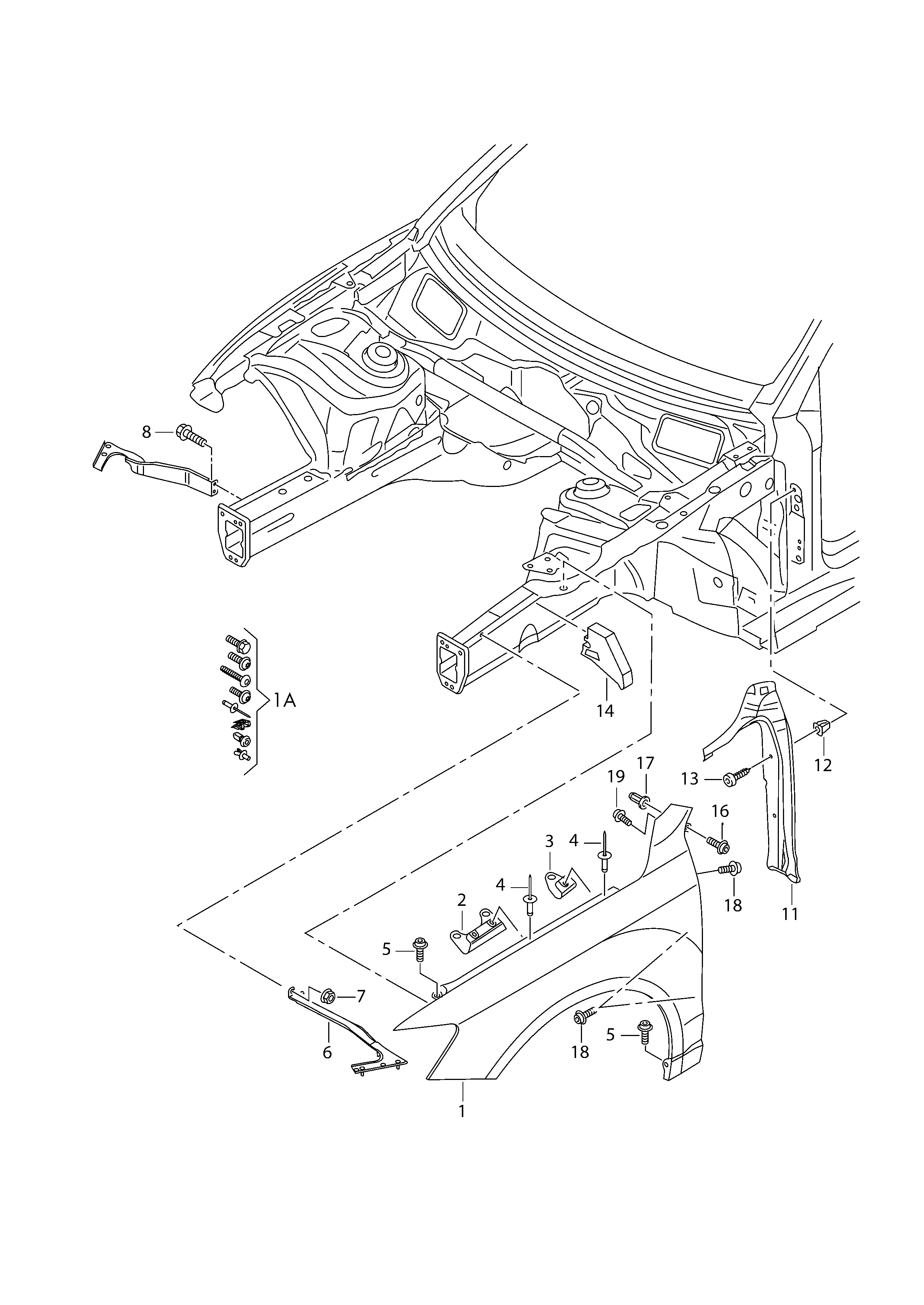 AUDI 8R0821105A - Parafango autozon.pro