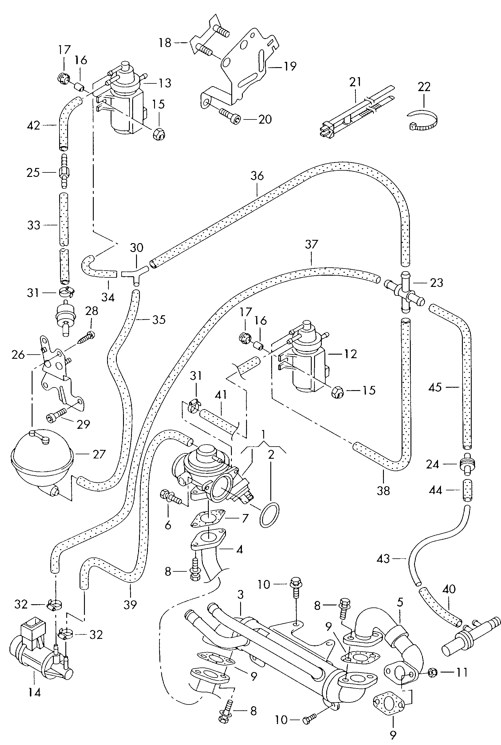 VAG 038131501AL - Valvola ricircolo gas scarico-EGR autozon.pro