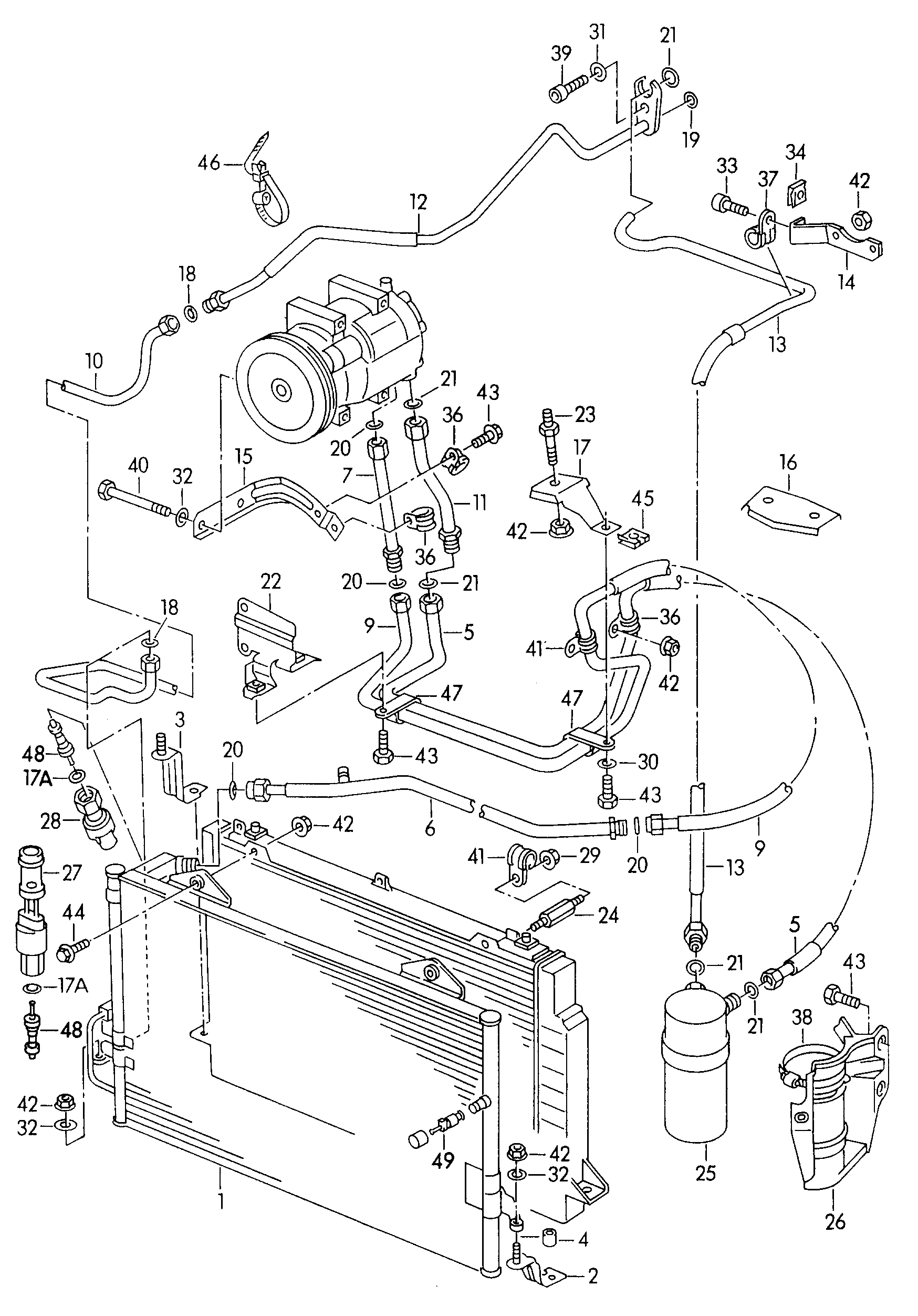 AUDI 8A0 260 749 AK - Condensatore, Climatizzatore autozon.pro