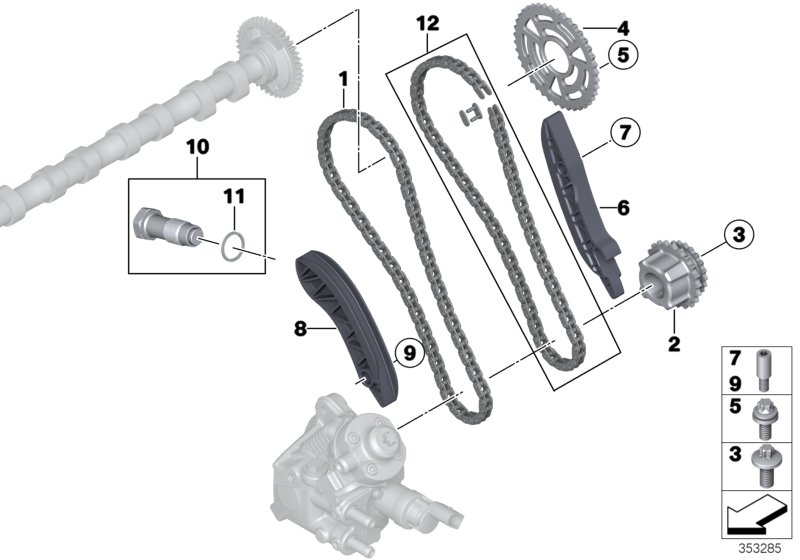 Mini 11 31 8 586 699 - Tenditore, Catena distribuzione autozon.pro