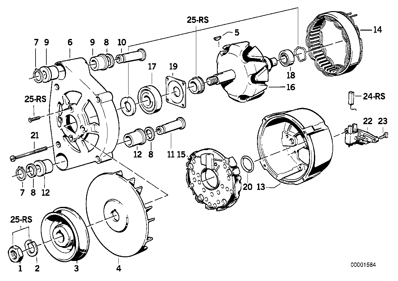 BMW 12 31 1 268 409 - Raddrizzatore, Alternatore autozon.pro