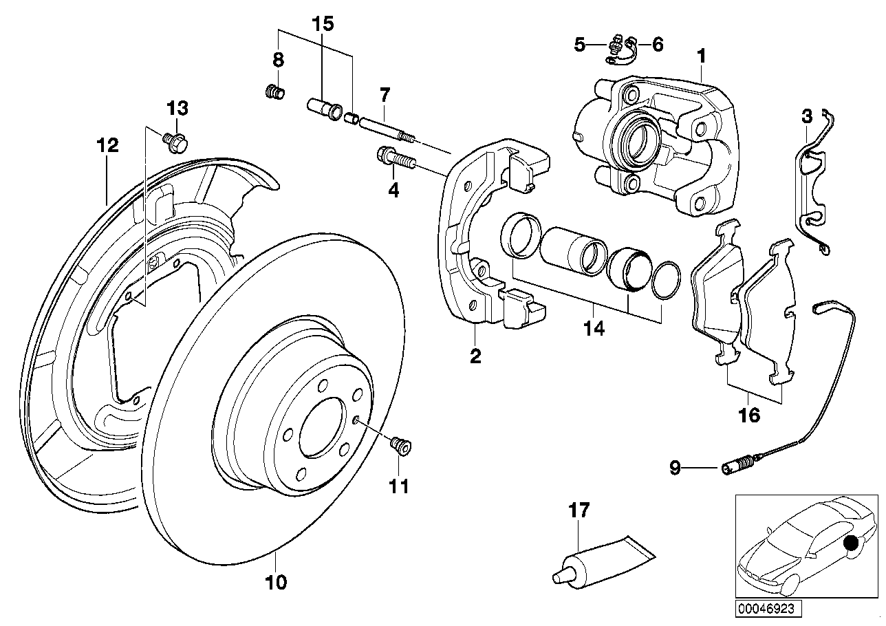 BMW 34216761250 - Kit pastiglie freno, Freno a disco autozon.pro