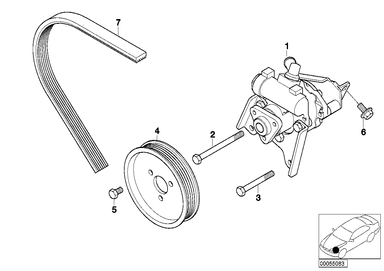 BMW 32 41 6 760 036 - Pompa idraulica, Sterzo autozon.pro