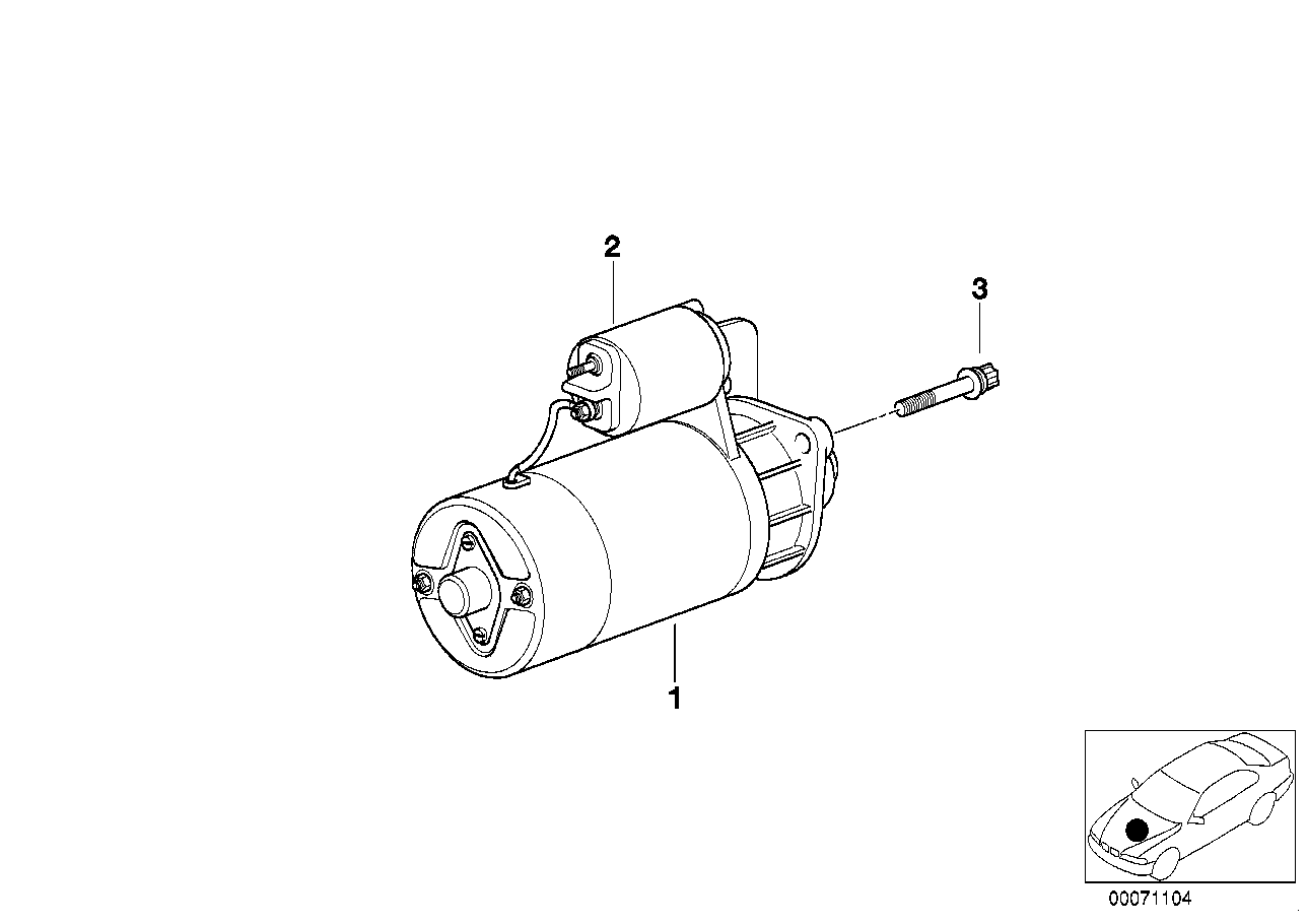 BMW 12 41 2 354 709 - Motorino d'avviamento autozon.pro