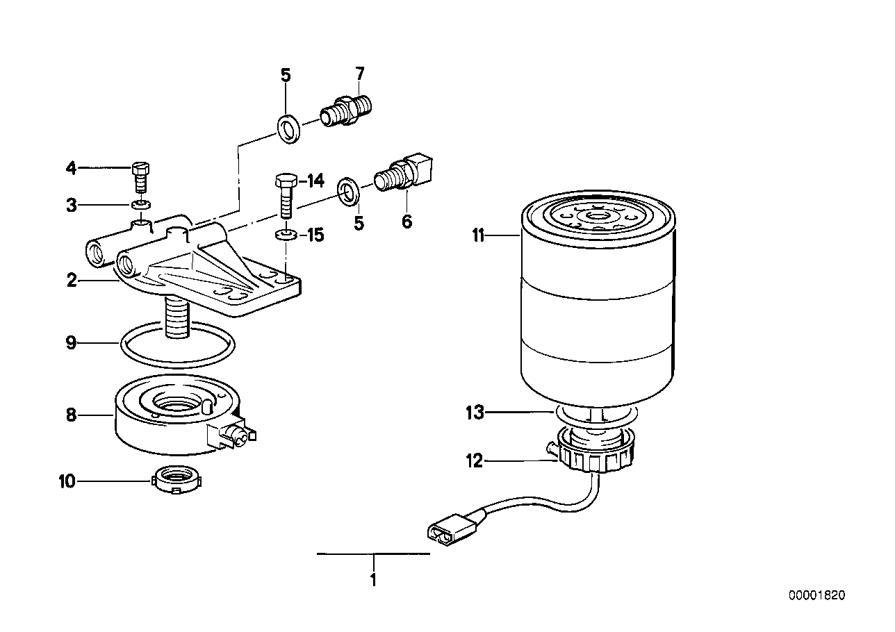 BMW 13 32 2 243 018 - Filtro carburante autozon.pro