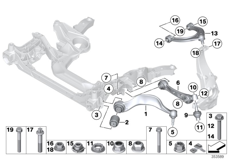 BMW 31 12 6 777 743 - Supporto, Braccio oscillante autozon.pro