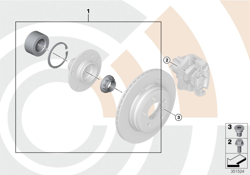 BMW 33 41 2 220 987 - Kit cuscinetto ruota autozon.pro