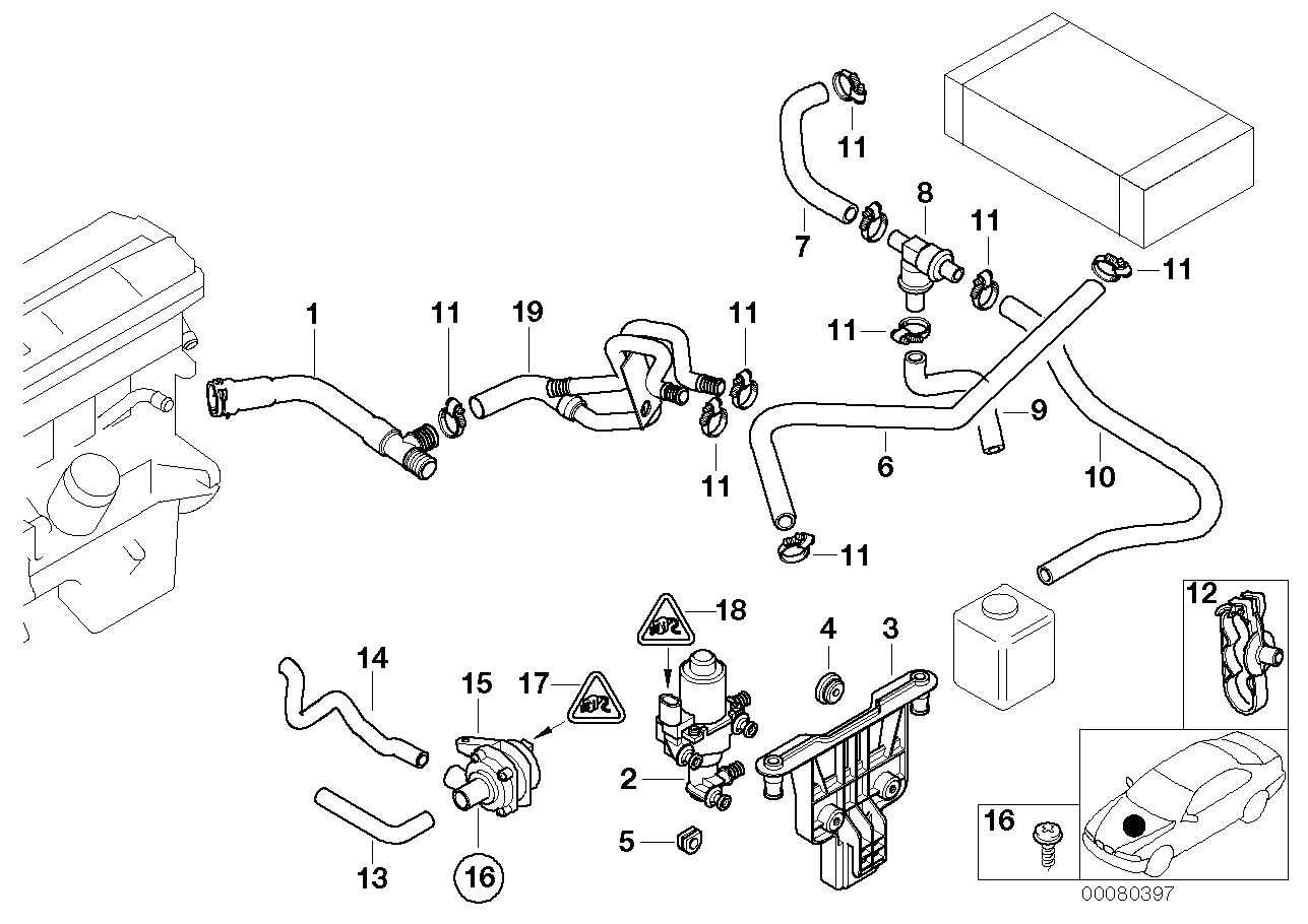 Mini 64 11 8 381 989 - Pompa acqua autozon.pro