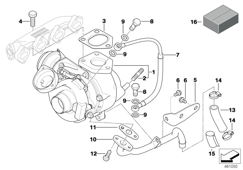 BMW 11652414341 - Turbocompressore, Sovralimentazione autozon.pro