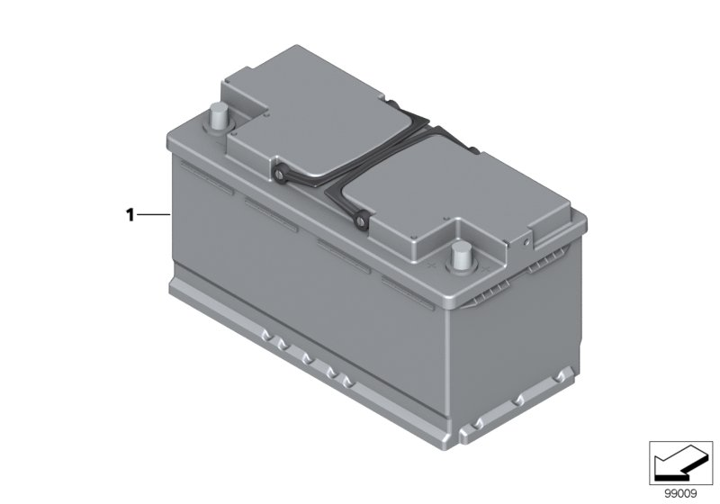 BMW 61216924021 - Batteria avviamento autozon.pro