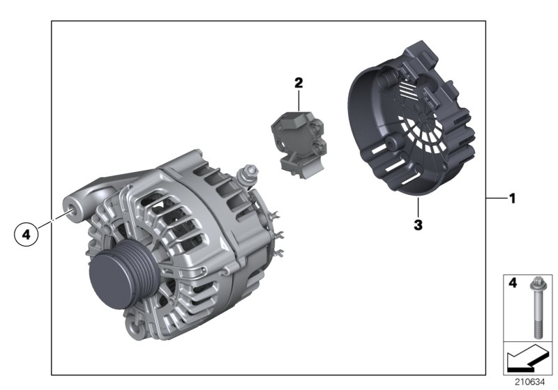 BMW 12318578609 - Alternatore autozon.pro