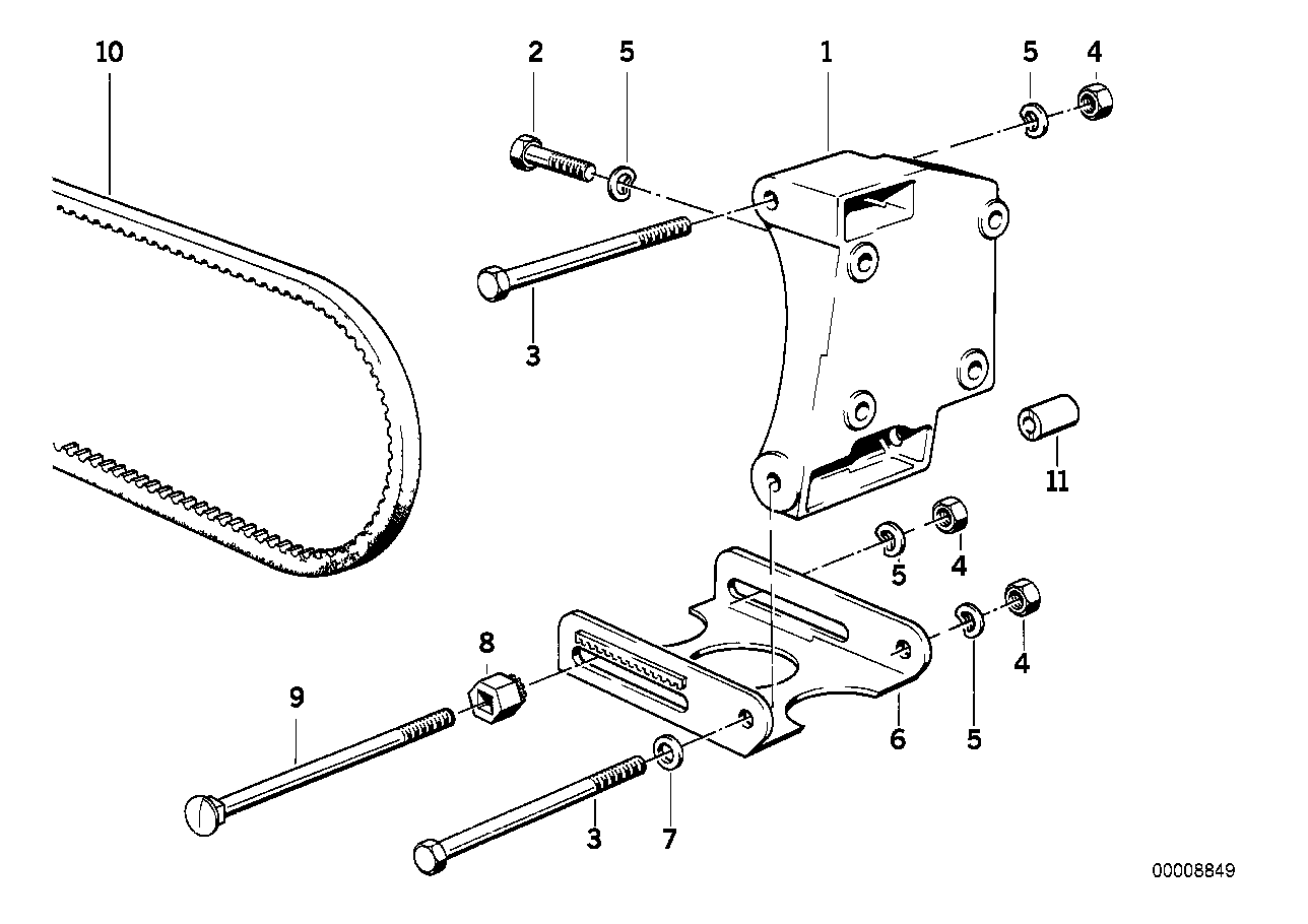 BMW 64 55 1 722 990 - Cinghia trapezoidale autozon.pro