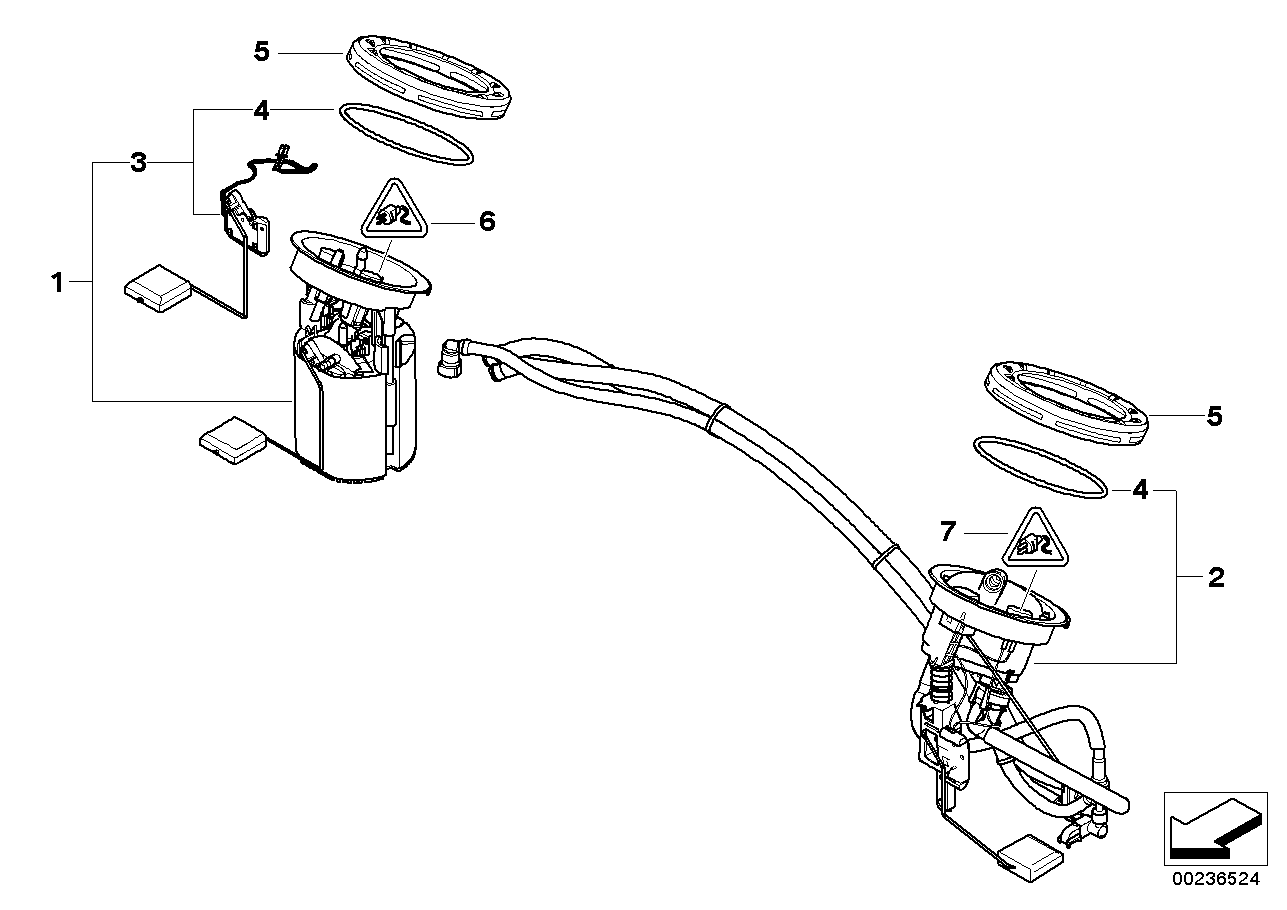 BMW 16147163296 - Sensore, Livello carburante autozon.pro