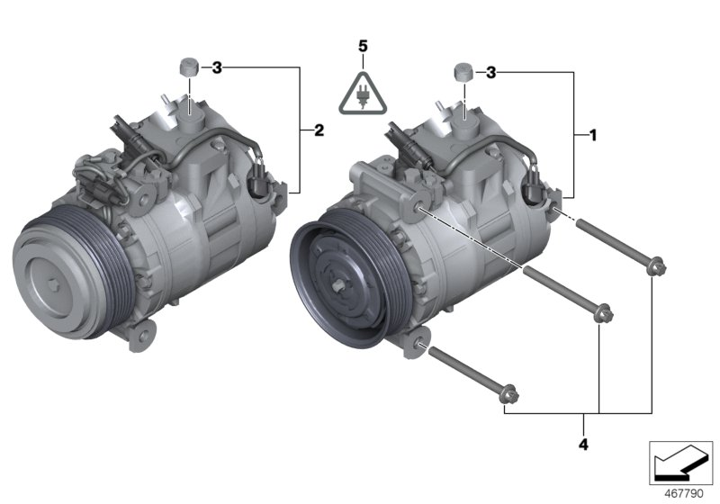 BMW 64 52 9 122 618 - Compressore, Climatizzatore autozon.pro