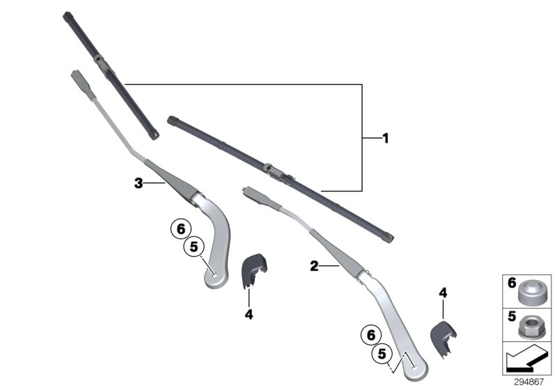 BMW 61 61 2 159 629 - Spazzola tergi autozon.pro