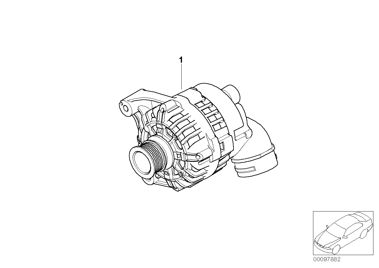 BMW 12 31 7 831 436 - Alternatore autozon.pro