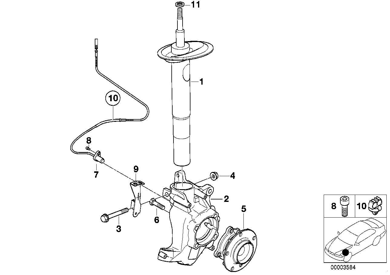 BMW 31 31 1 096 862 - Ammortizzatore autozon.pro