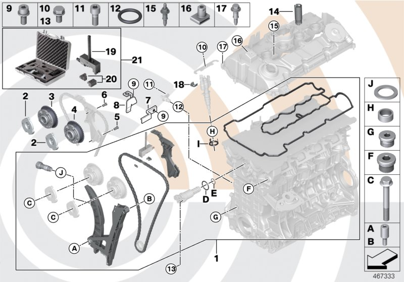 NISSAN 07129903192 - Kit catena distribuzione autozon.pro