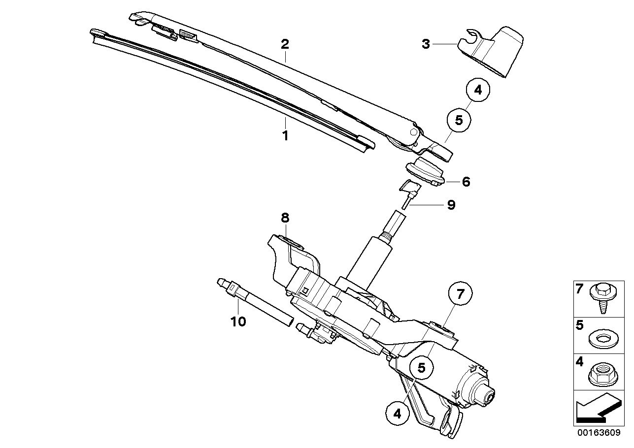 BMW 61 62 7 138 508 - Spazzola tergi autozon.pro