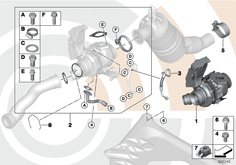 BMW 11657800595 - Turbocompressore, Sovralimentazione autozon.pro