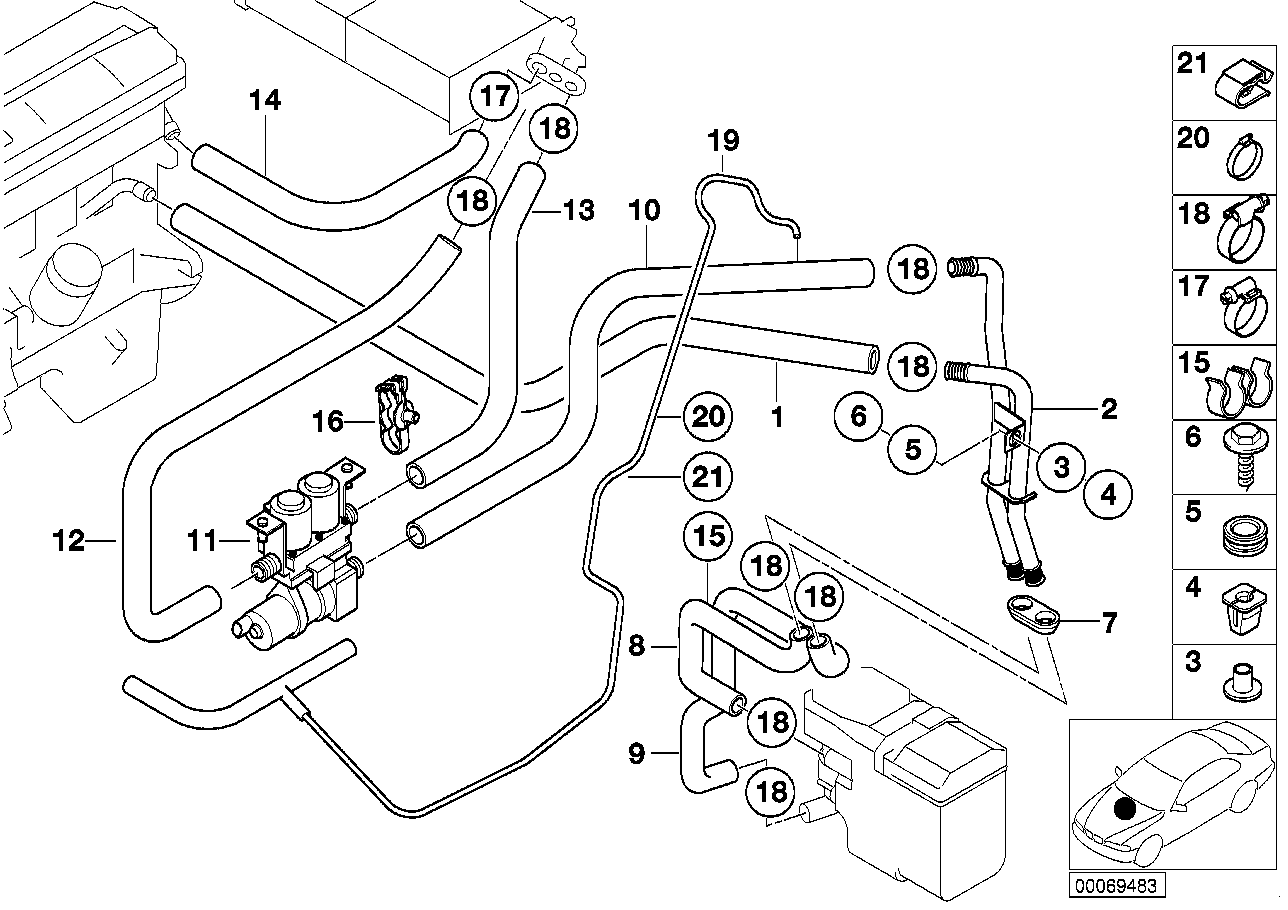 BMW 64128374995* - Puleggia cinghia, Alternatore autozon.pro