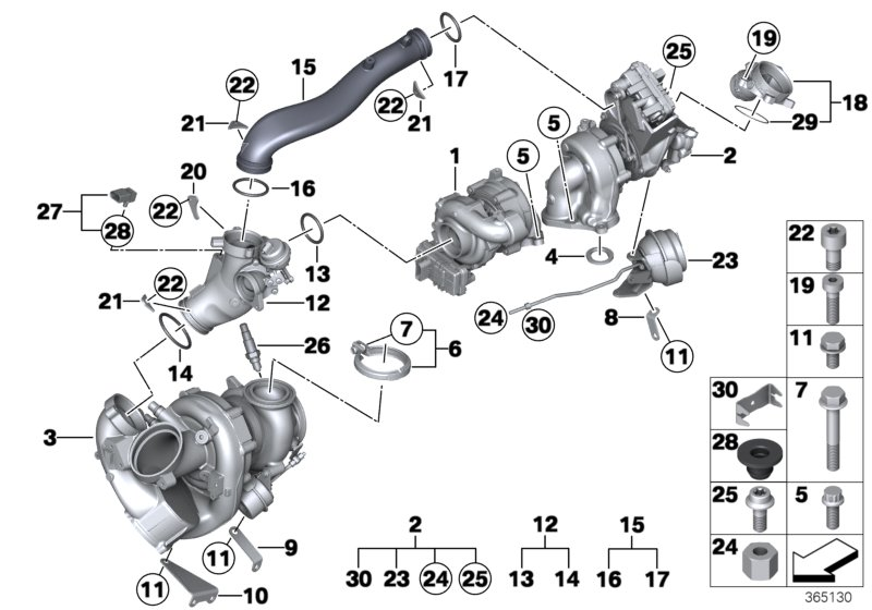 BMW 11658516124 - Turbocompressore, Sovralimentazione autozon.pro