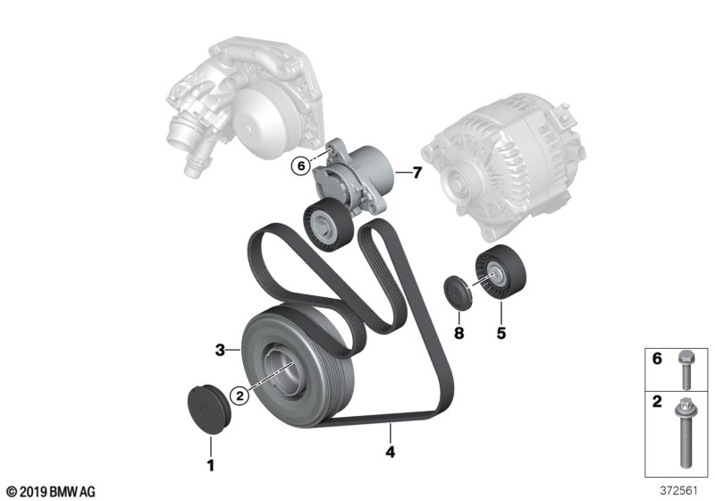 BMW 11 28 8 573 415 - Cinghia Poly-V autozon.pro