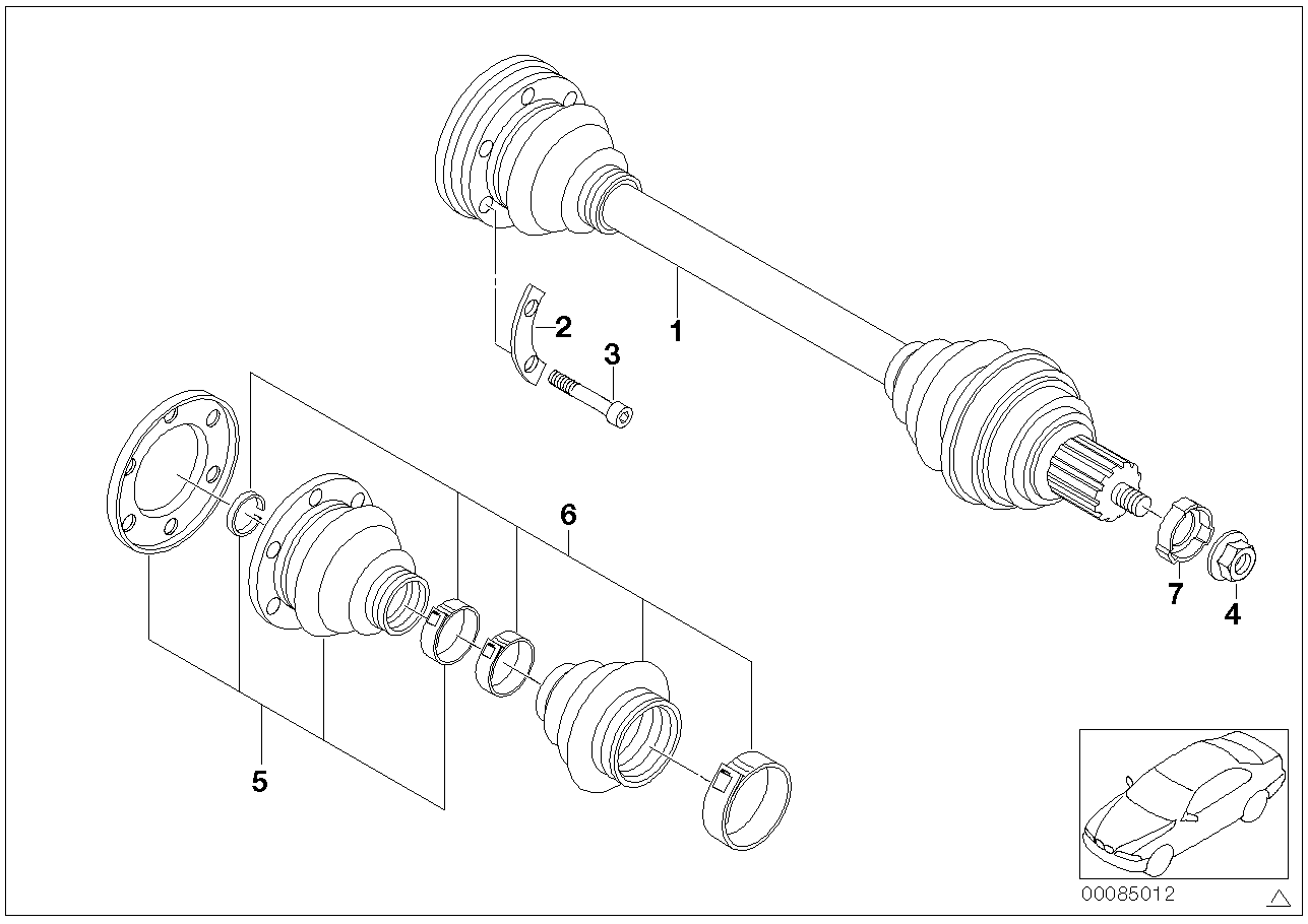 BMW 33211226900 - Albero motore / Semiasse autozon.pro