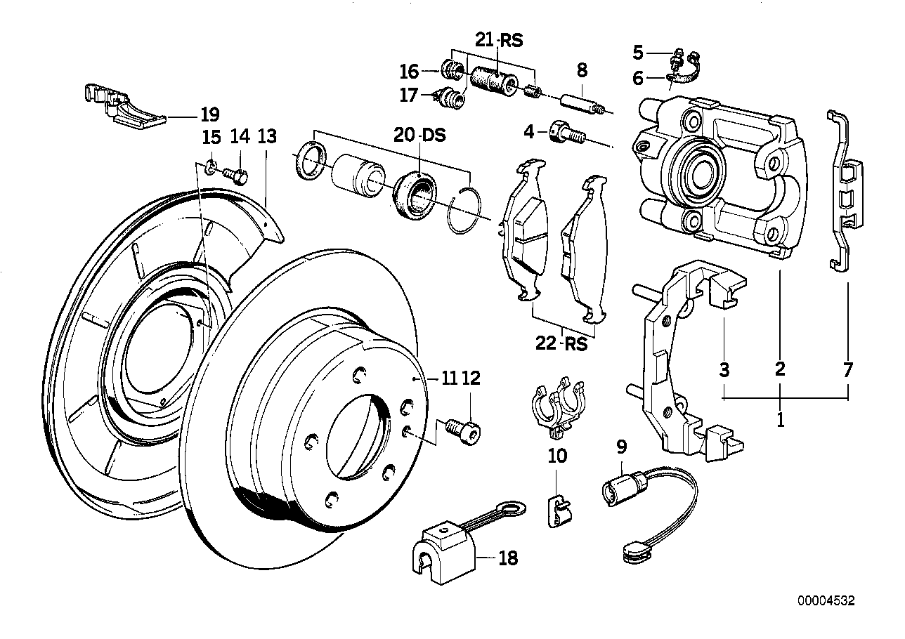 BMW 34211158221 - Kit pastiglie freno, Freno a disco autozon.pro