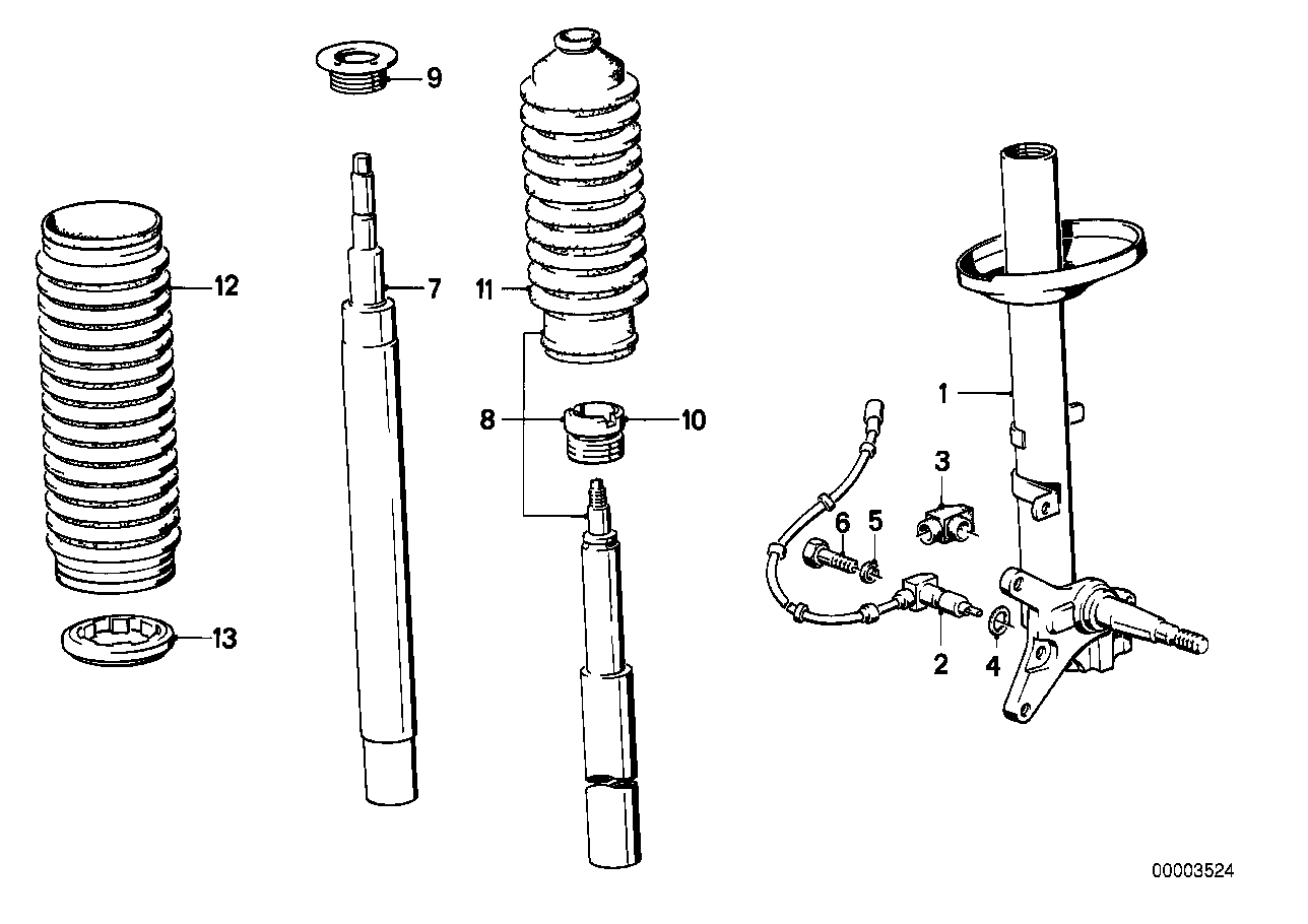 BMW 31 32 1 124 448 - Ammortizzatore autozon.pro