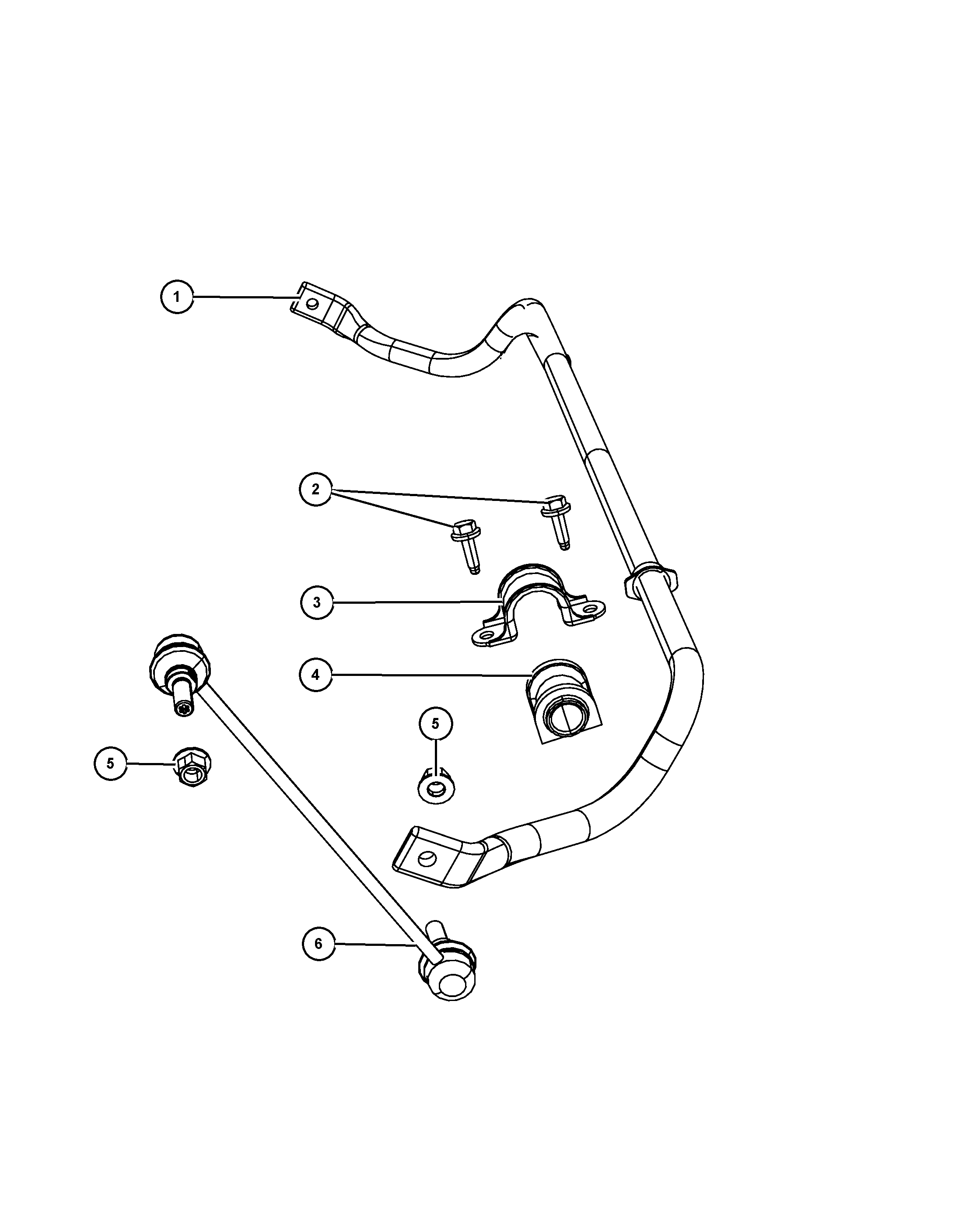 Chrysler 4743 669AB - Asta / Puntone, Stabilizzatore autozon.pro