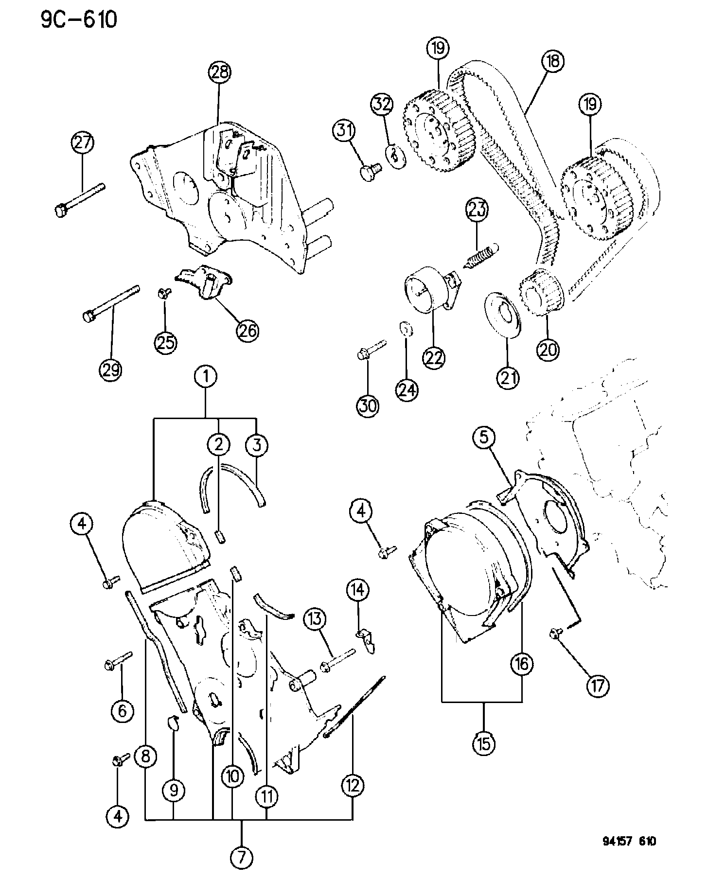 Chrysler MD100 679 - Cinghia dentata autozon.pro