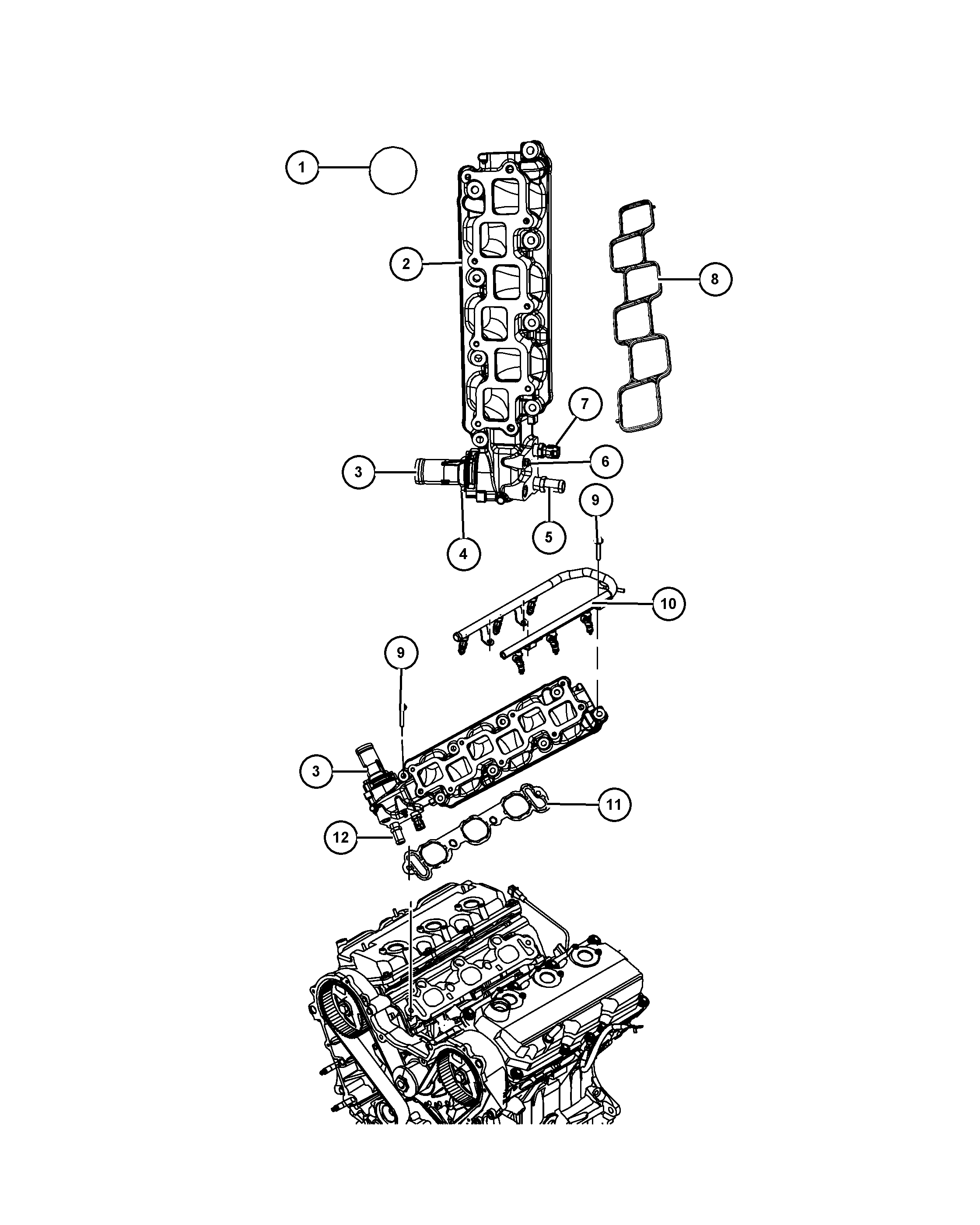 Chrysler 4892 307AA - Termostato, Refrigerante autozon.pro