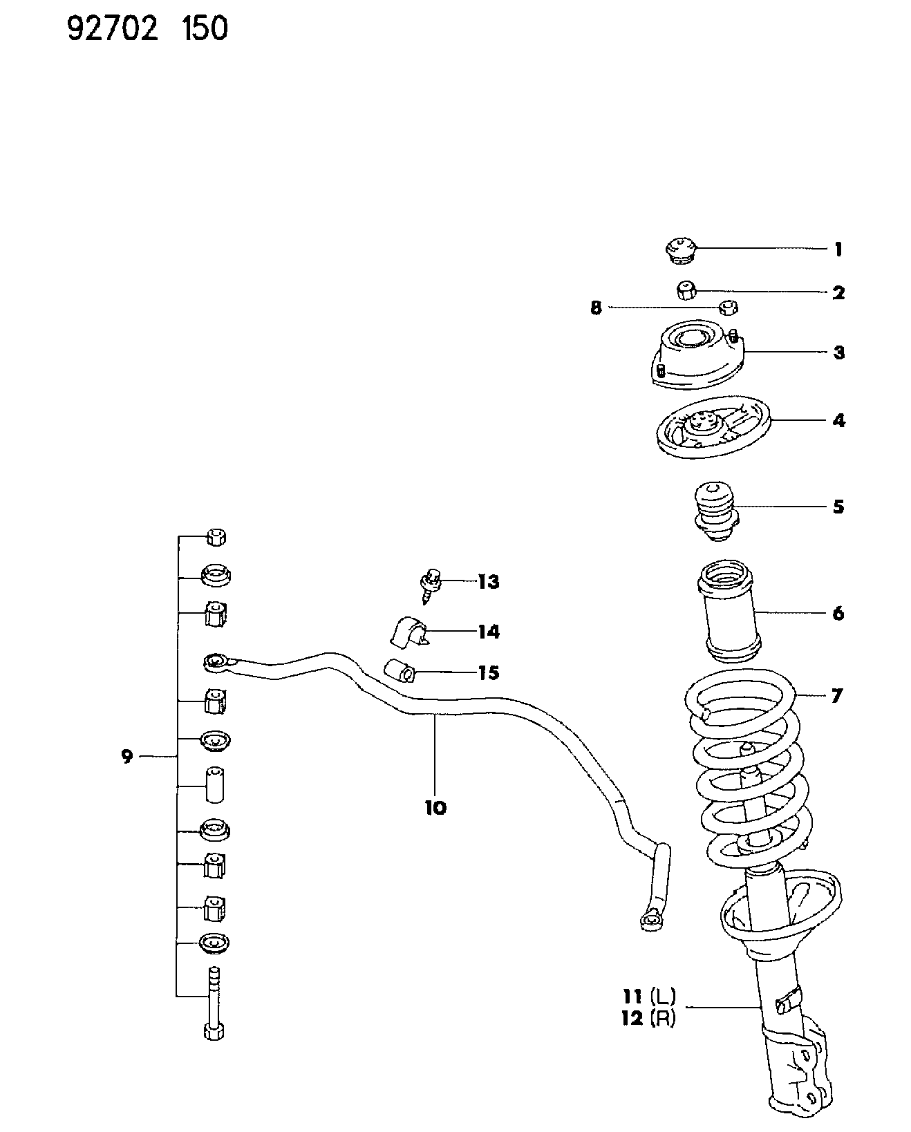 Mitsubishi MB89 1697 - Ammortizzatore autozon.pro