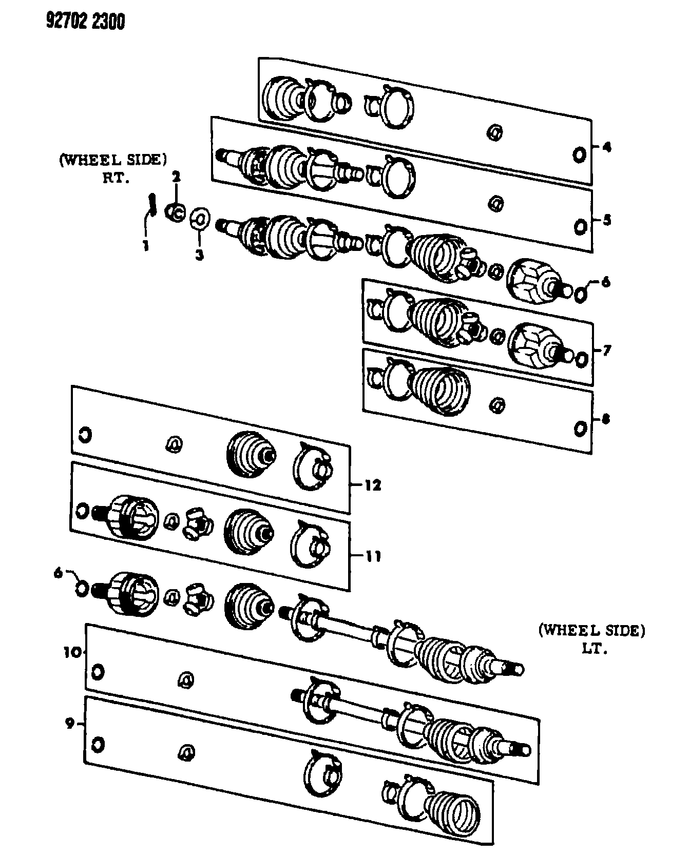 Mitsubishi MB52 6905 - Cuffia, Semiasse autozon.pro