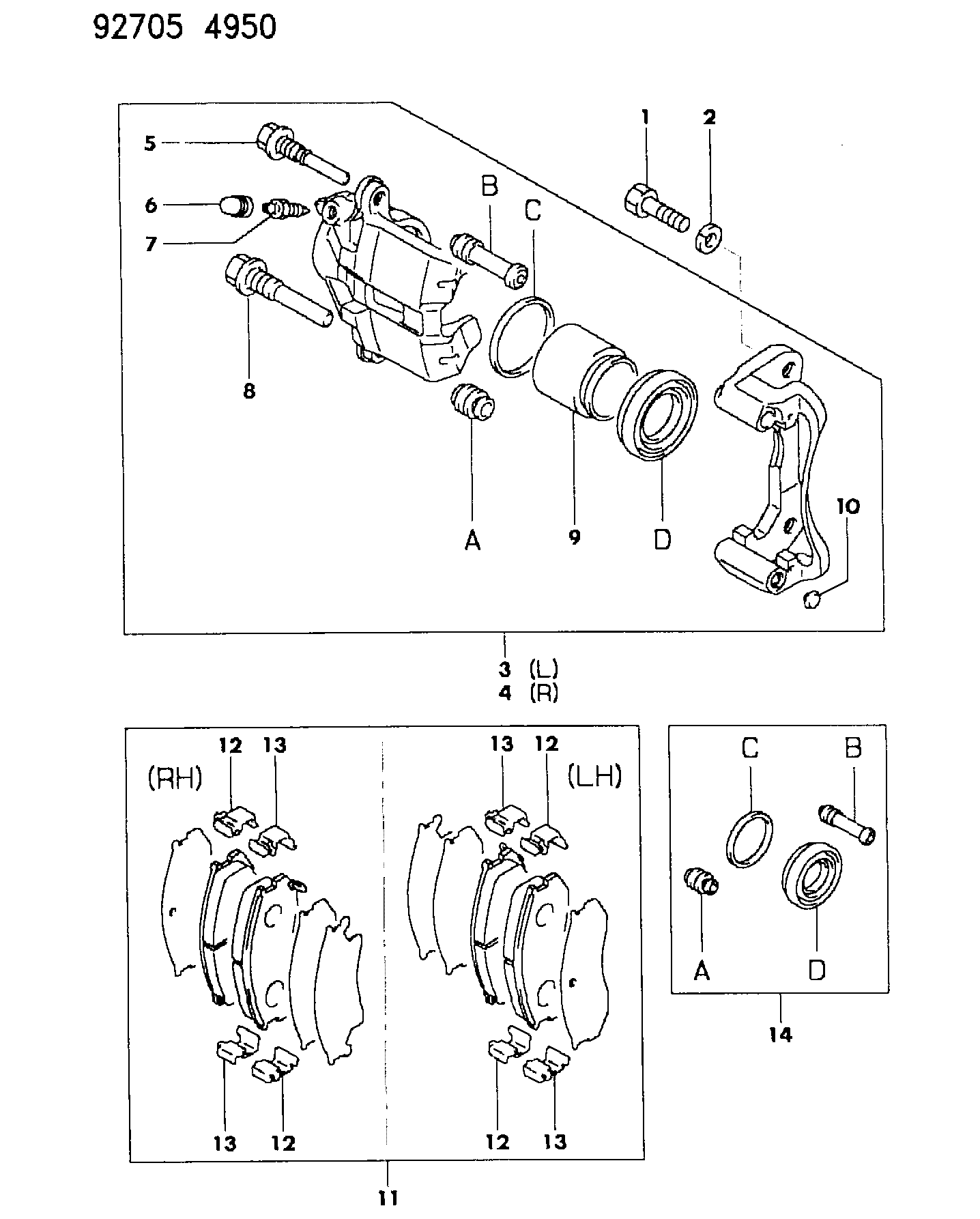 Eagle MB92 8461 - Kit pastiglie freno, Freno a disco autozon.pro