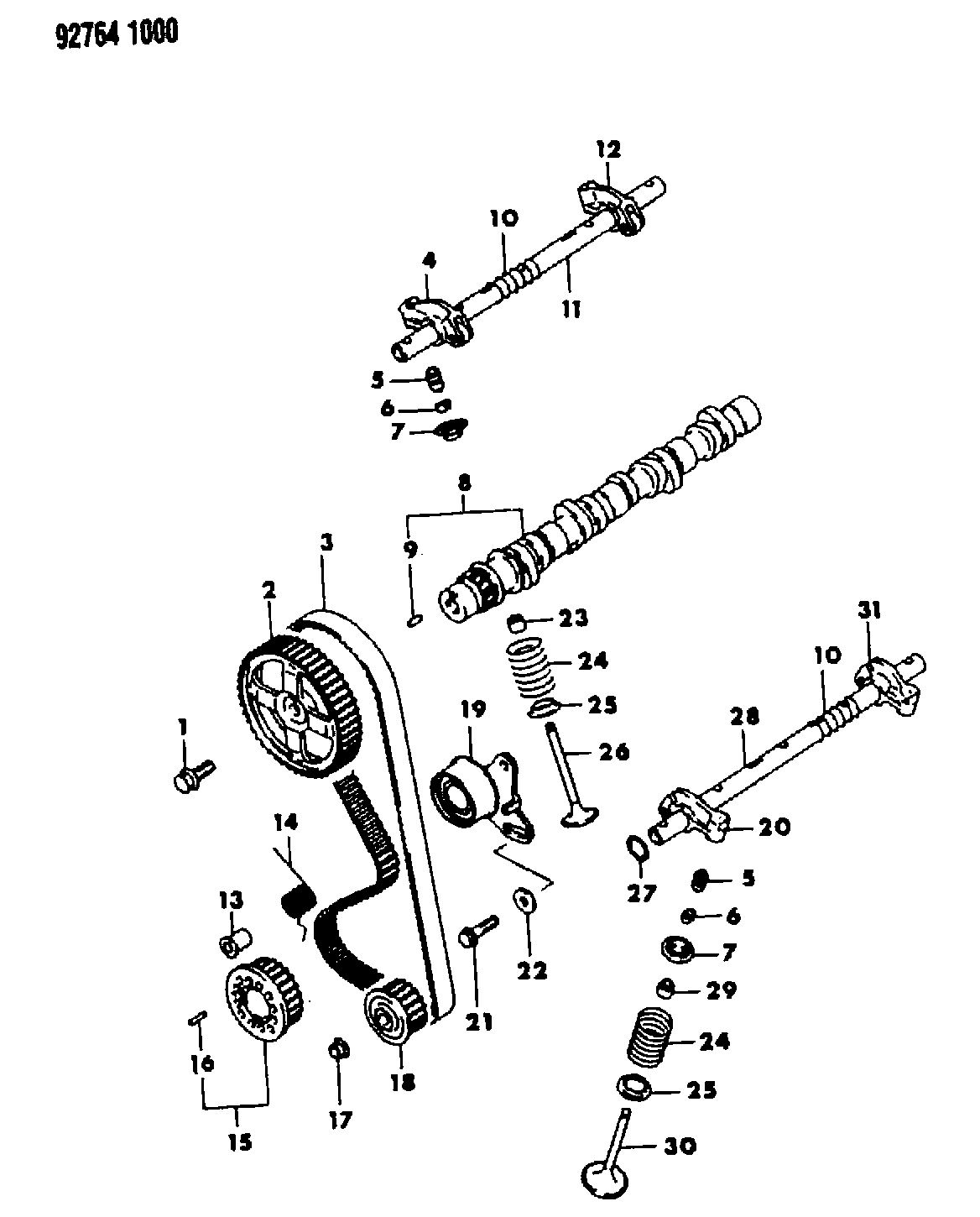 Mitsubishi MD12 9033 - Rullo tenditore, Cinghia dentata autozon.pro