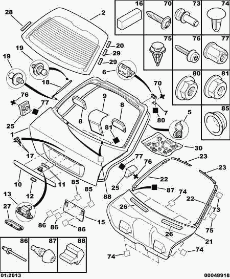 RENAULT 873.358 - Kit montaggio, Collettore di scarico autozon.pro