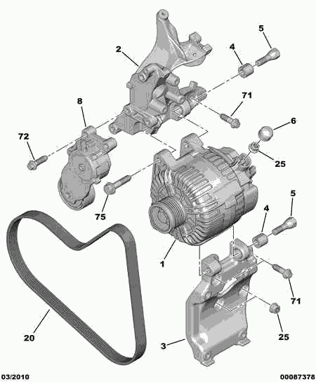 CITROËN 96 780 488 80 - Alternatore autozon.pro