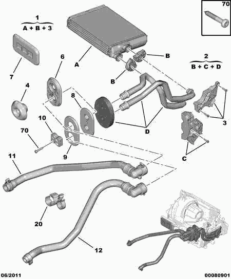 CITROËN/PEUGEOT 6466.VR - Flessibile radiatore autozon.pro