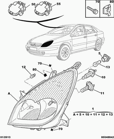 PEUGEOT 6216 A8 - Lampadina, Faro di profondità autozon.pro